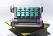 我司为某包装机械公司设计的90度转运装置