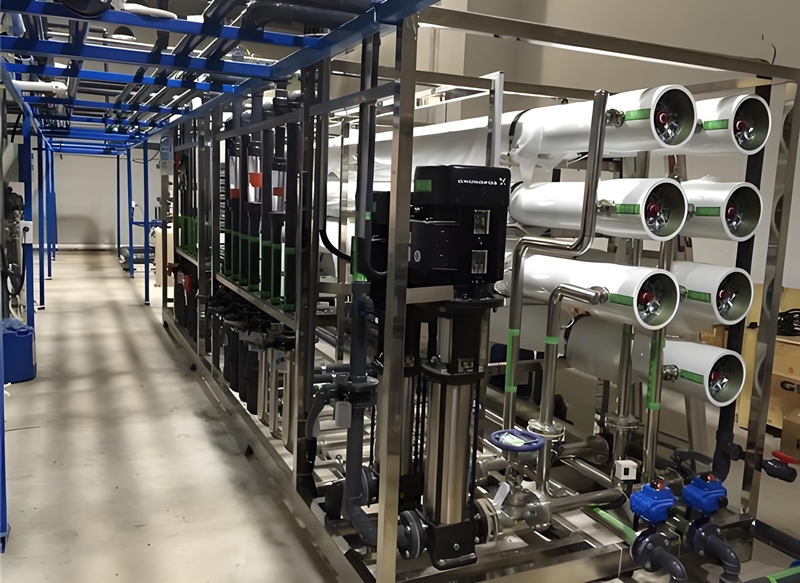 某电动汽车厂纯水+超滤自控系统